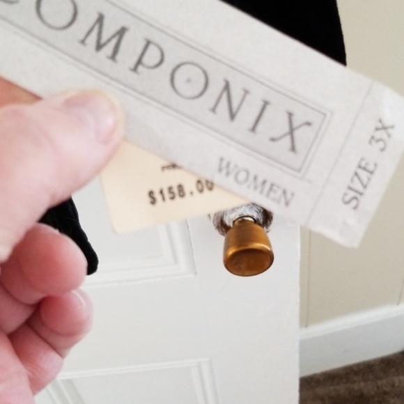 Velvet zip front top - Picture 3 of 4